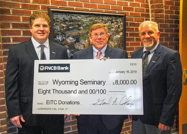 FNCB Bank Donates to Wyoming Seminary